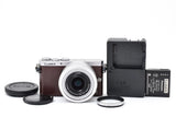 USED Panasonic Lumix DMC GM1S Lens Kit Brown Camera S/C 762 Excellent