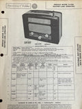 Vintage Photofact Folder Dewald Model D-508 (battery-line operated) dated 1950 Battery