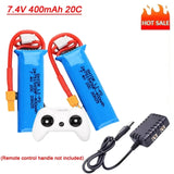 7.4V 400mAh 20C Lipo Battery XT30 plug for BETAFPV LiteRadio 2 SE RC Transmitter