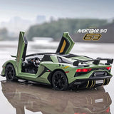 1:24 Lamborghinis Aventador SVJ63 Alloy Model Car Toy Diecasts Metal Casting