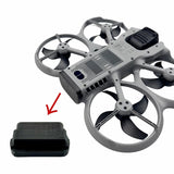 Battery compartment protective dust cover, black case accessory for drone battery