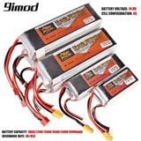 Zop Power 4S 14.8V 30C 45C Lipo Battery 1800/3500mAh XT60 T Plug for RC Car Boat
