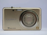 Panasonic LUMIX DMC FH7 Gold Compact Digital Camera 16MP LEICA VARIO ELMAR