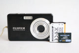 Fujifilm Digital Camera FinePix J15fd 8.2MP Black Tested - With 2GB XD Card