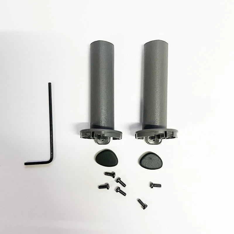 Drone front landing gear stand set with two metal legs, pads, screws and hex key