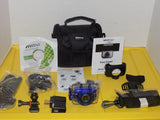 Vivitar DVR 783HD High Def Action Cam Waterpoof Case Blue with all Accessories