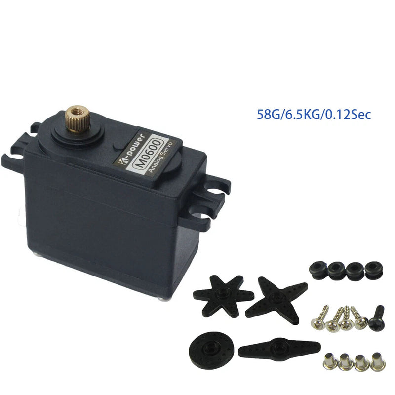 Kpower M0600 6.5KG/0.12S High Torque Metal Gear Micro Servo for 1/10 Scale Car