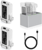 2x Batteries 3850mAh 2-Way 3-Channel Charging Hub DJI Mini 4 Pro/Mini 3/Mini3 Pr