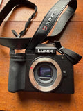 Panasonic LUMIX DC-G100 with memory card 128GB and additional batteries