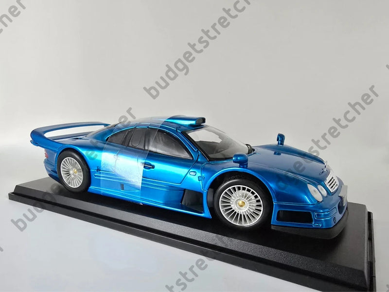 MAISTO 1:18 Scale Diecast Model Car Mercedes CLK-GTR (Street Version)  in Blue
