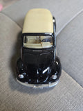 MC Toys 1/36 Scale Volkswagen Beetle 1303 Cabriolet Diecast Model Black Car