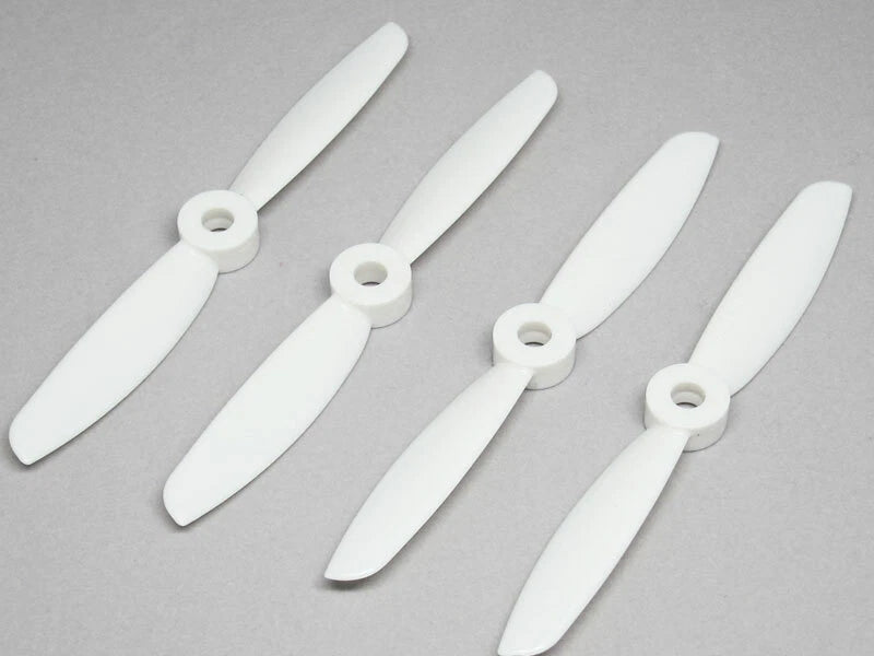 NEW DALPROP Regular Two Blade White Propeller [4pcs] : 150+ Mini Drone
