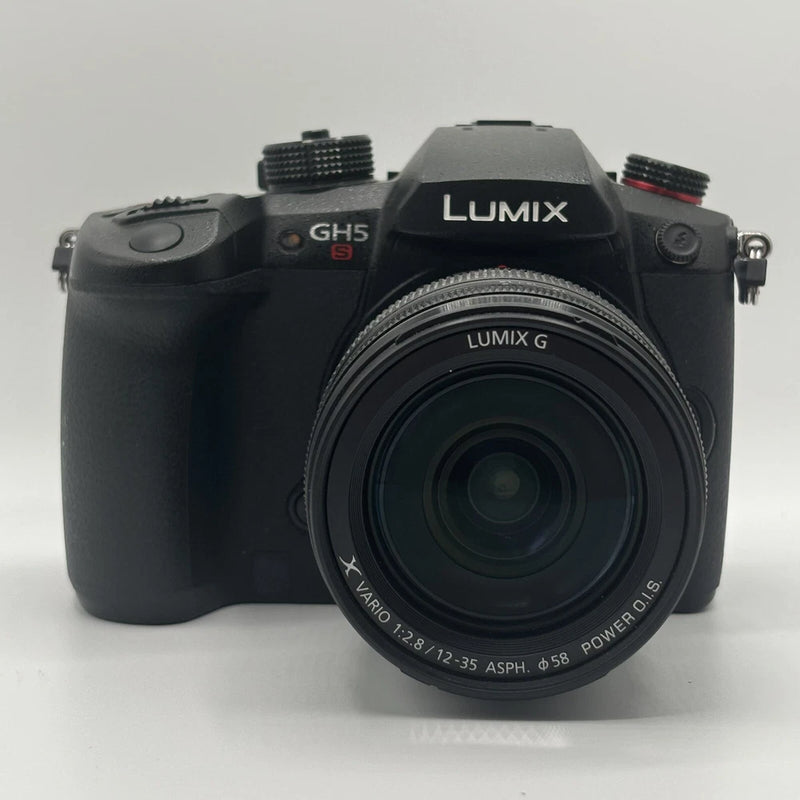 Panasonic LUMIX GH5S Camera + GX Vario 12-35mm AND 35-100mm Lenses + 3 Batteries