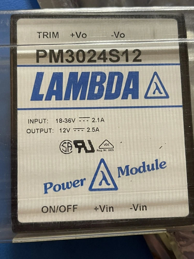 PM30-24S12 DC/DC POWER MODULE INPUT 18-36V-2.1A OUTPUT 12V-2.5A (1 PER LOT)