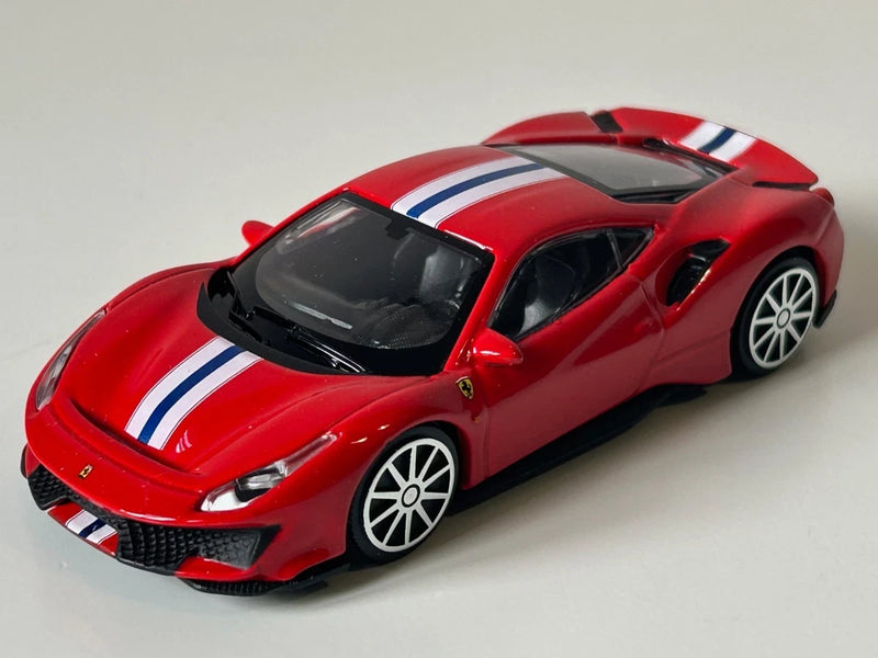 Ferrari 488 Pista Italian Race Play Car Model Diecast Red 1:43 Scale Bburago
