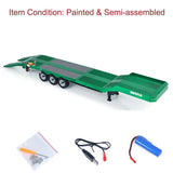 1/18 HUINA Flatbed Semi Trailer 1502 for Radio Control Tractor Truck 1501 Model Battery