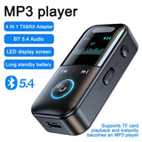 4IN1 Bluetooth 5.4 Receiver & Transmitter Wireless 3.5mm Aux Audio Adapter