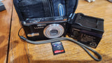 Panasonic Lumix DMC-FX12 7.2 MP Digital Compact Camera Leica Black with EXTRAS