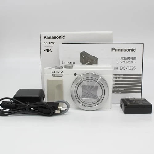 USED Panasonic Compact Digital Camera LUMIX TZ95 White DC-TZ95-W Fedex DHL