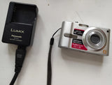 Panasonic Lumix FX10 DMC-FX10 Silver 6.0MP Compact Digital Camera Tested Working