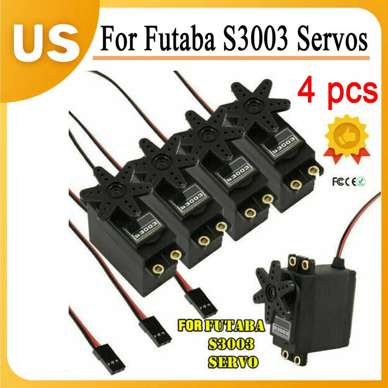 4PCS S3003 Servo High Torque Standard For Futaba RC Car Plane Boat Helicopter
