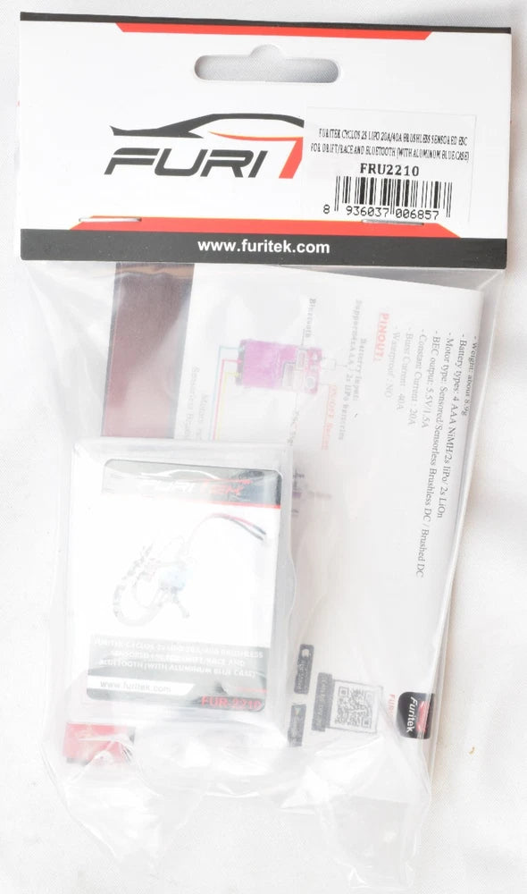 Furitek Cyclos 2S Lipo 20A/40A Brushless Drift / Race Sensored ESC FRU2210