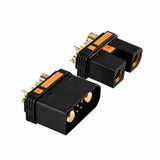 1 Pair QS10-S Male Female Plugs Anti-Spark Connector for Battery Power RC Model Battery