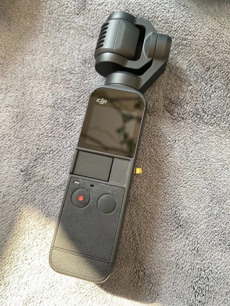 DJI Osmo Pocket 2 handheld gimbal stabilizer camera, dark gray with screen and controls