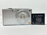 Panasonic LUMIX DMC-FX33 Compact Camera Silver Tested Working From Japan