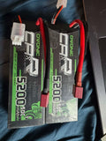OVONIC 7.4V 120C 2S 5200mAh Lipo Battery with Deans Battery