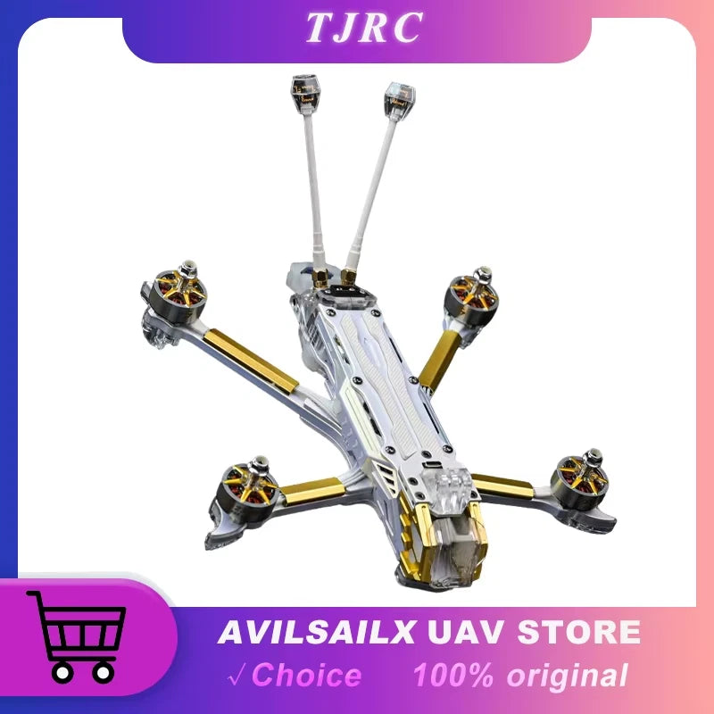 TJRC J5V2 5-Inch FPV Drone Frame Kit Compatible with O4 Pro Air Unit Waterproof