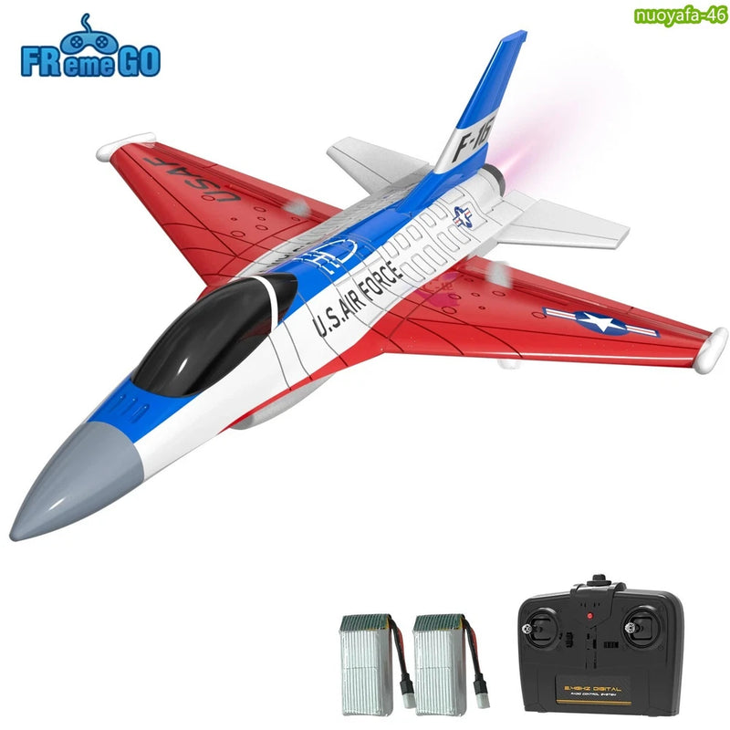 VOLANTEX F16 Falcon 2.4G RC Plane Fixed Wing Fighter LED Remote Control Glider