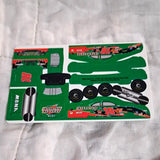 NASCAR #18 Interstate Batteries MBNA Green Model Car Decal Sheet Battery