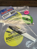 Heli-Max main rotor blades, two-piece black blades in clear plastic bag