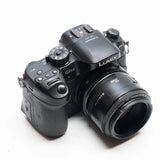 Panasonic Lumix GH4 Camera w/ Metabones Speedbooster EF to MFT Canon 50mm Lens
