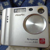 FUJIFILM FinePix F401 Silver Compact Digital Camera Tested Working Japan