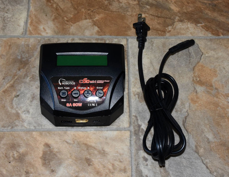 FingerTech Robotics C6D Mini 60W 6A AC Balance Charger Discharger LiPo NiMH RC Battery