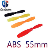 1 Pair 55mm Plastic Propeller for RC Model Aircraft Quadrotor Drone Airscrew