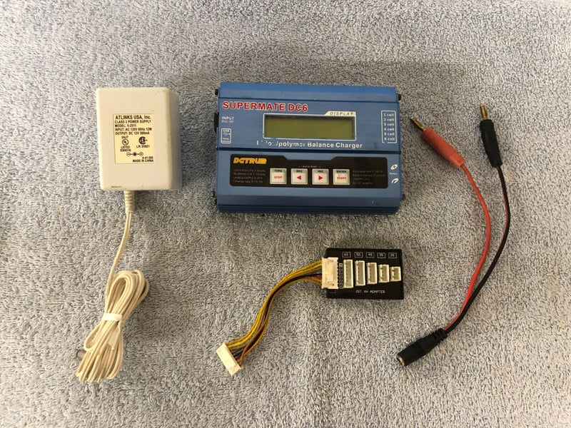 Supermate D6 DC Battery Balance Charger Discharger LiPo/Life/NiCad/Ni-Mh Battery