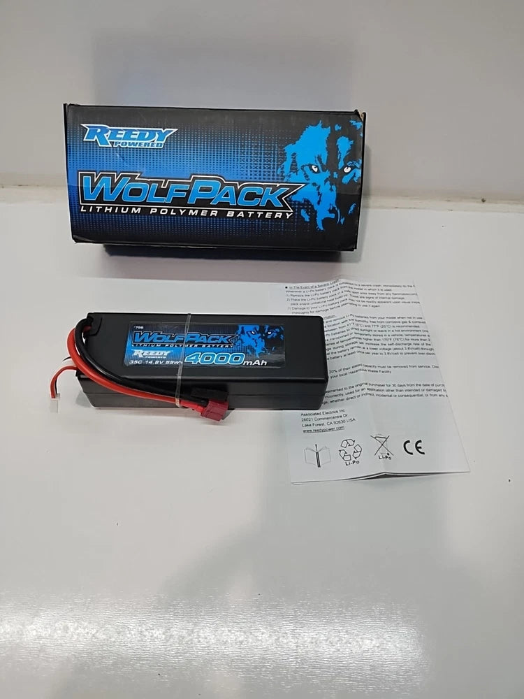 reedy powered wolfpack lithium polymer battery 4000 mah Battery
