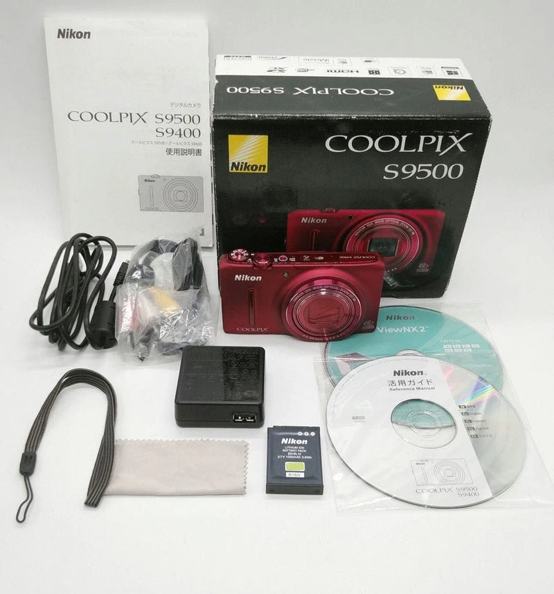 Nikon COOLPIX S9500 Red Camera Digital Camera