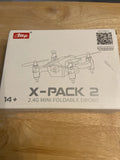 X - Pack 2 Mini Drone with Cam. Kids?Beginners , Foldable Pocket - Attop.