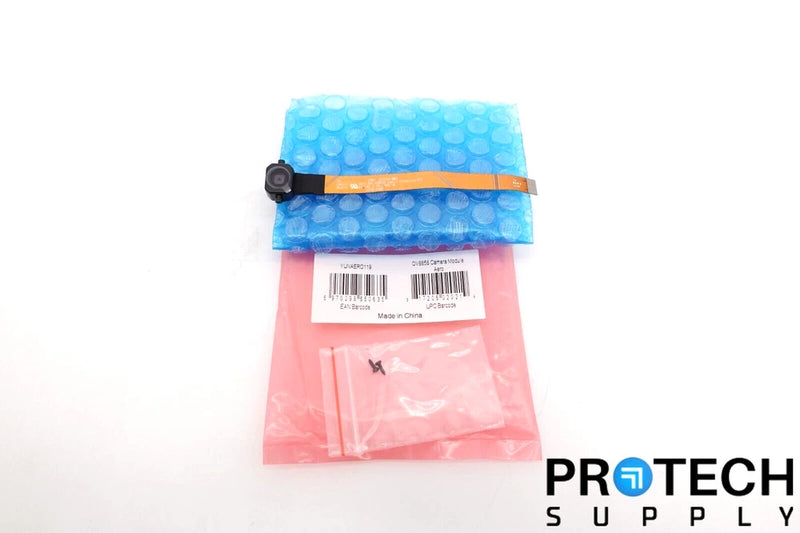 Drone camera extension FPC cable with black connector, blue tape, in pink bag