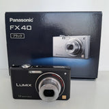 Panasonic LUMIX DMC-FX40 Black 12.1MP CCD Vintage Digital Camera Excellent Japan