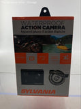 Sylvania Black Waterproof Action Digital Camera With Accessories Lot