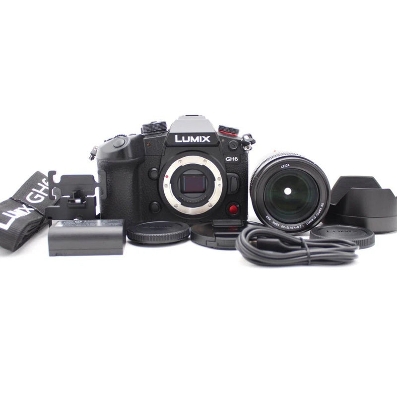 502 shotsNear Mint PANASONIC LUMIX GH6L Mirrorless Camera Lens Kit Black