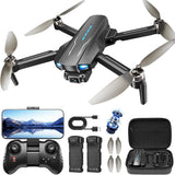 Drone with Camera for Kids 1080P HD FPV, Brushless Motor Quadcopter Black
