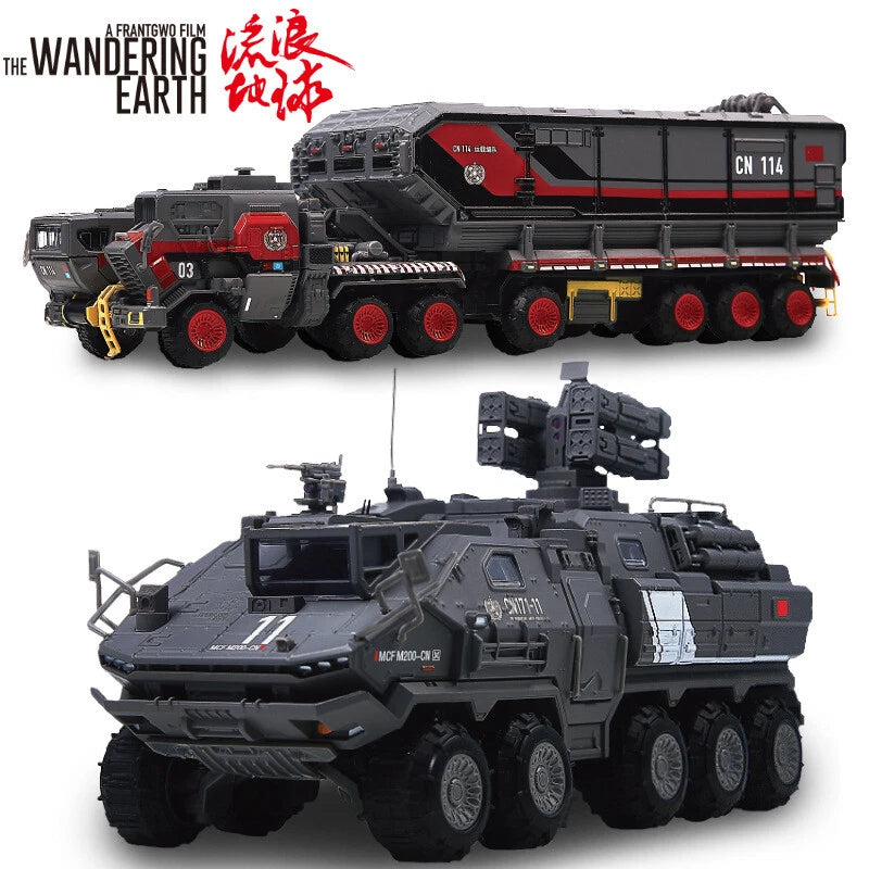 Model tank car soldier carrier with armored vehicle toy