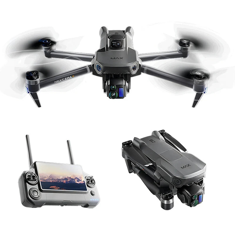 4K HDR Drone with 10KM GPS, 5X Zoom, 3-Axis Gimbal & 360?? Obstacle Avoidance
