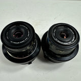 TWO Fujinon-EFC 50mm F5.6 Fuji Optical Co. Lens 49.9mm - Stereoscopic Camera
